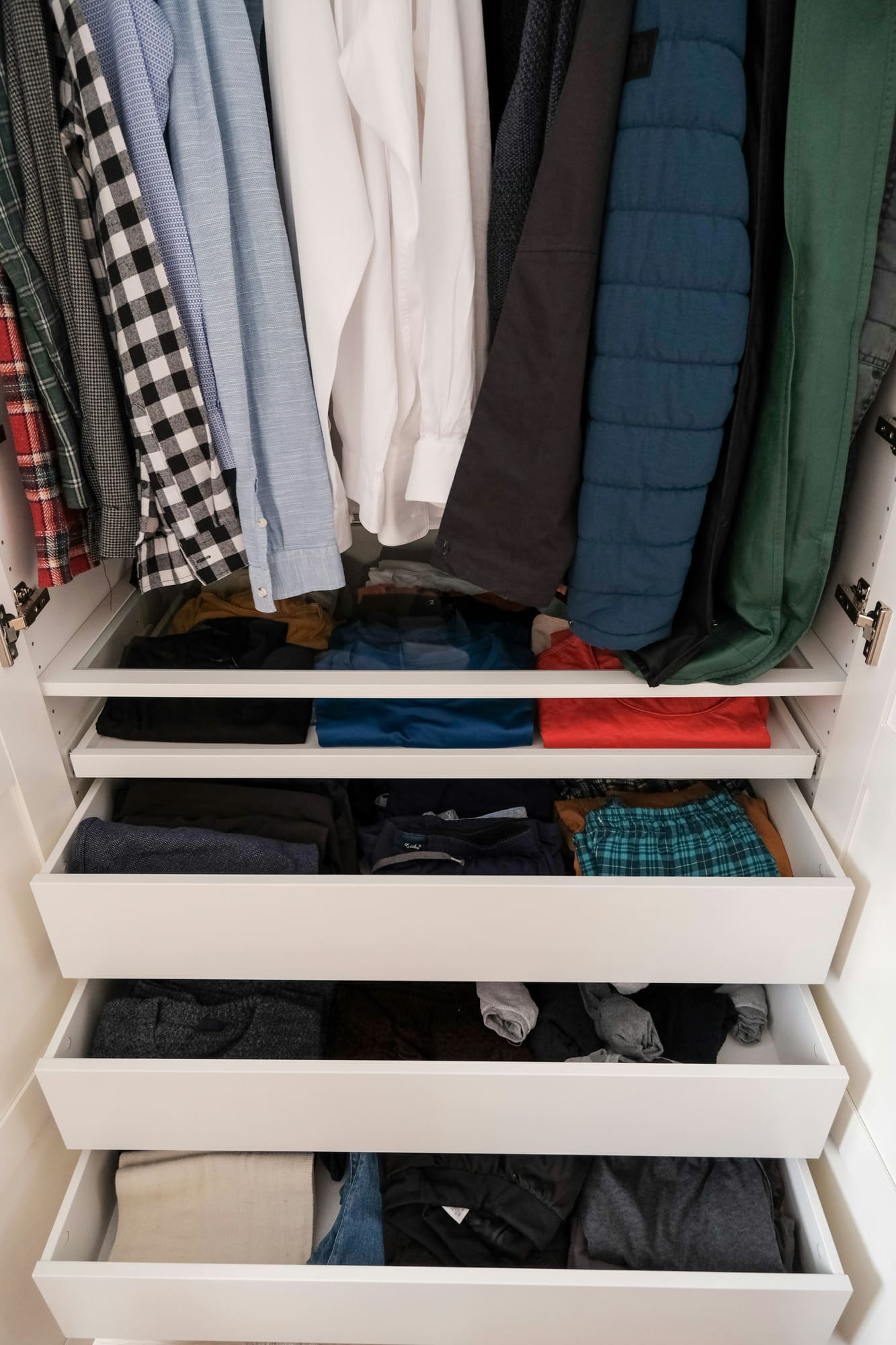 Decluttering in progress