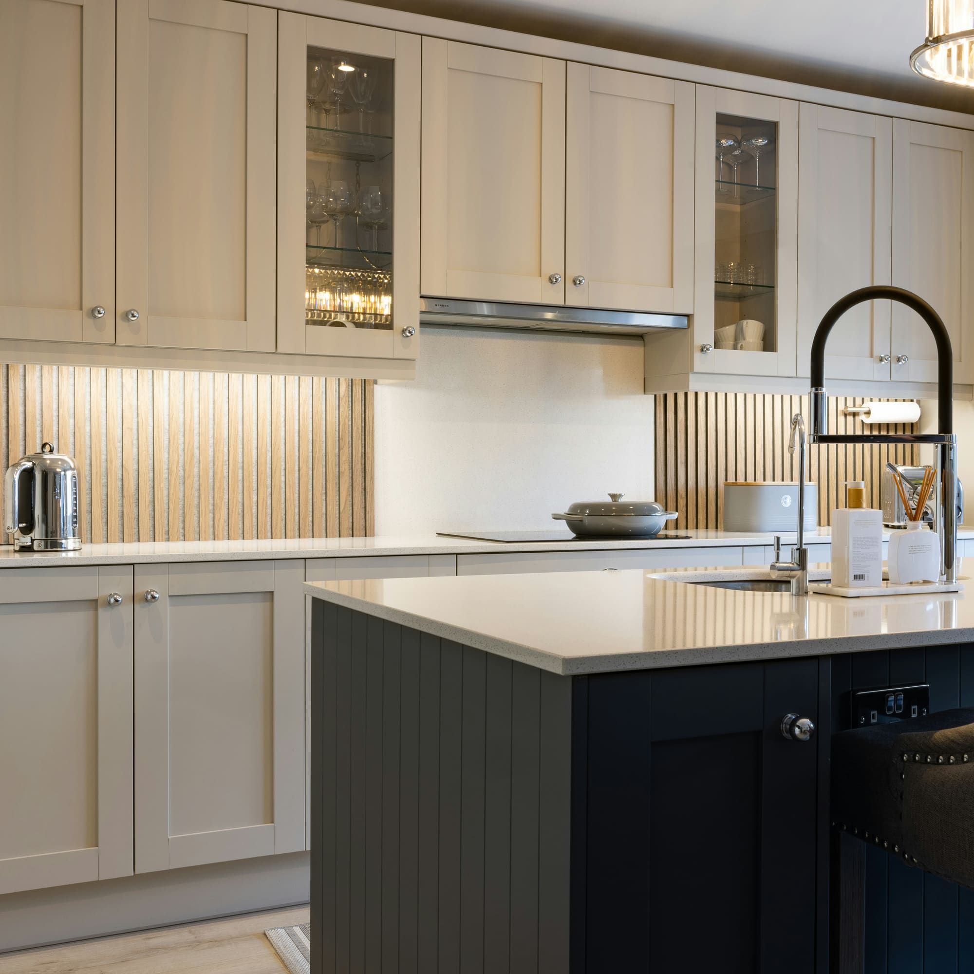 Organised kitchen and pantry